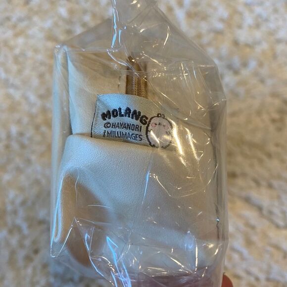 Cute Korean Molang Pencil Case. Off White. OS. Animal Design. Gifts. Kidcore. - Picture 5 of 6